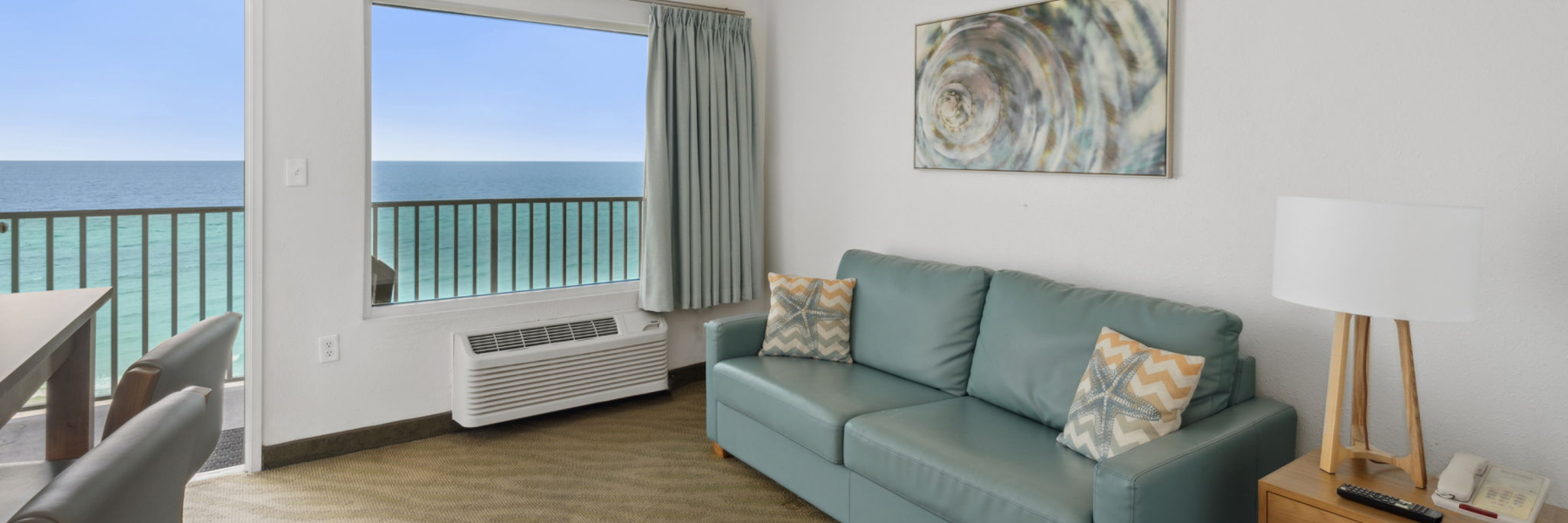 Beach View Gallery Room at Beachcomber Beachfront Hotel, Florida